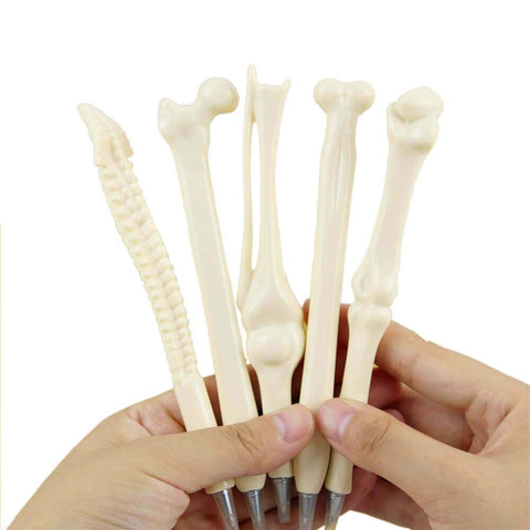 Funny Bone Shaped Pens - Pack Of 5 - evolette.com
