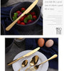 Image of Gold Stainless Steel Dinnerware Set - evolette.com