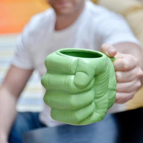 3D Green Hulk Fist Mug - evolette.com