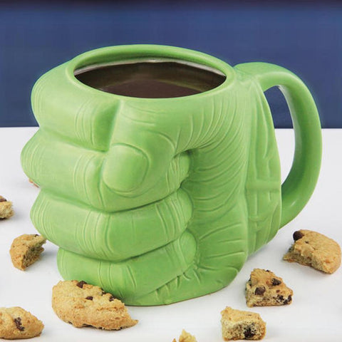3D Green Hulk Fist Mug - evolette.com