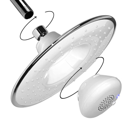 Waterproof Bluetooth Speaker Showerhead - evolette.com