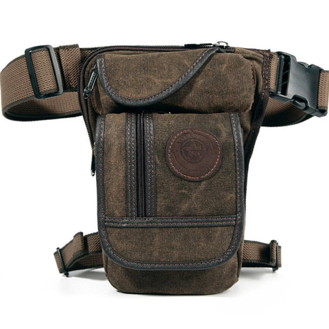 Mens Canvas Leg Bag - evolette.com