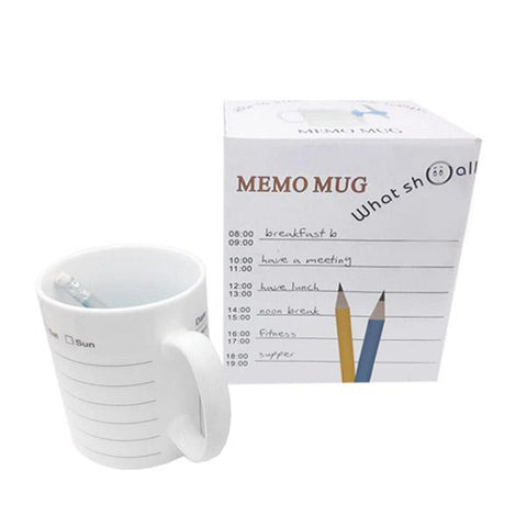 Writable Memo Coffee Mug - evolette.com