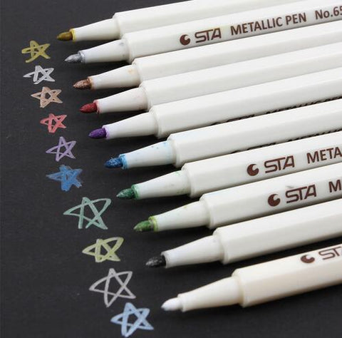 STA Metallic Markers - evolette.com