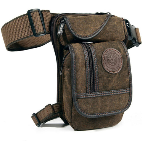 Mens Canvas Leg Bag - evolette.com