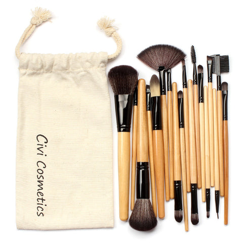 18Pcs Professional Makeup Brushes Set - evolette.com