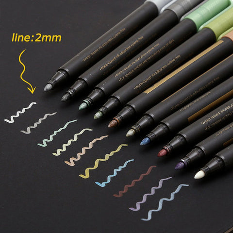 STA Metallic Markers - evolette.com