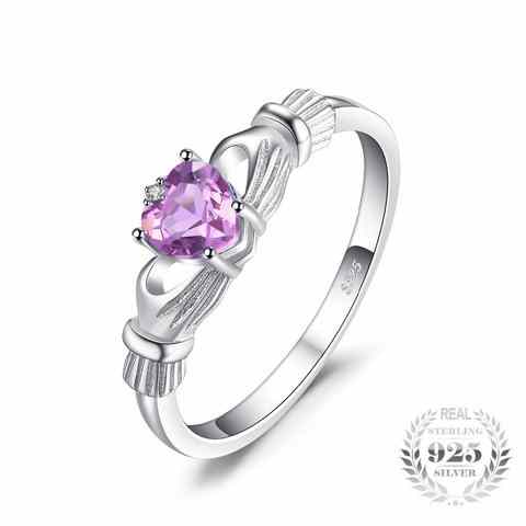 February Amethyst Birthstone Ring - evolette.com